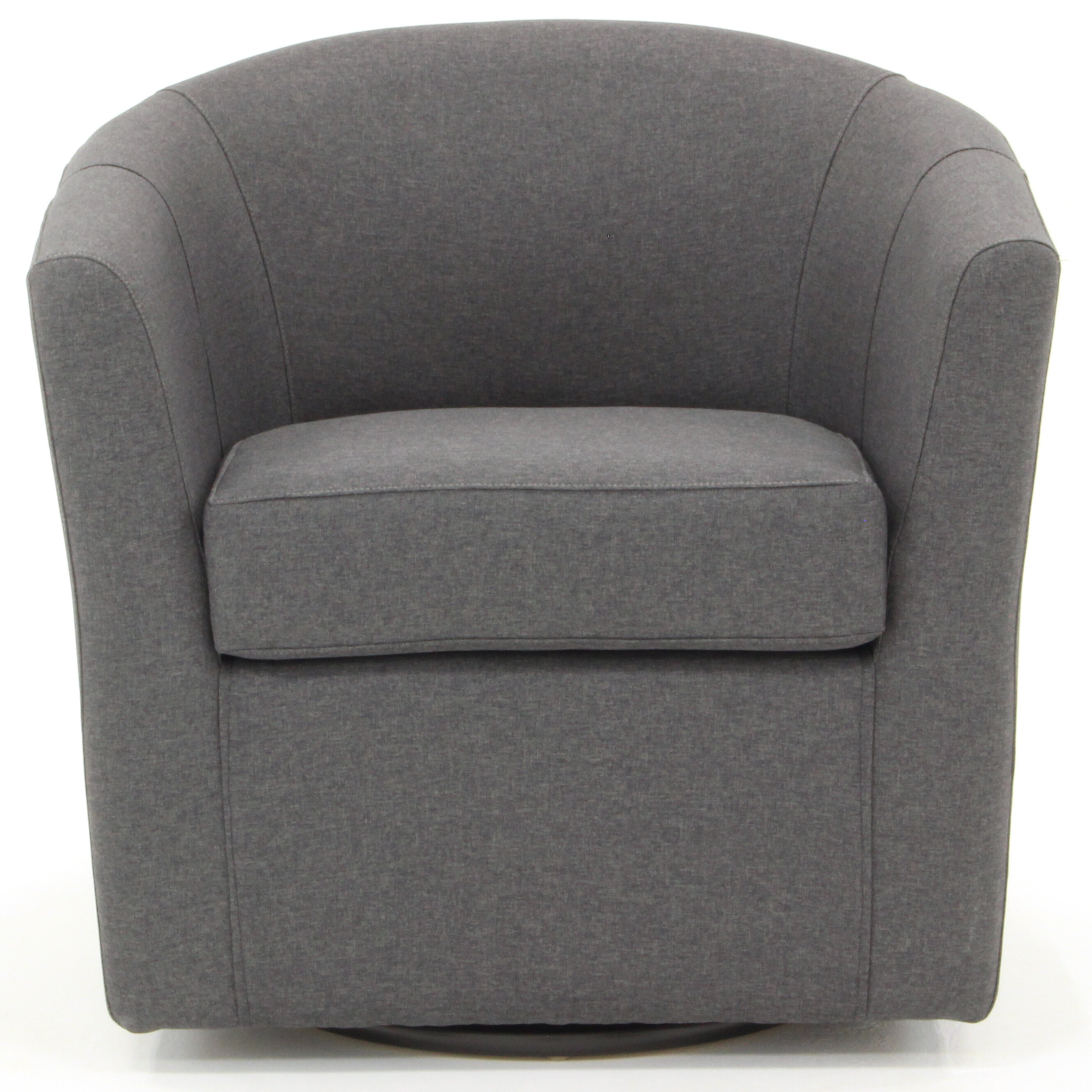ebern designs molinari swivel barrel chair  reviews  wayfair