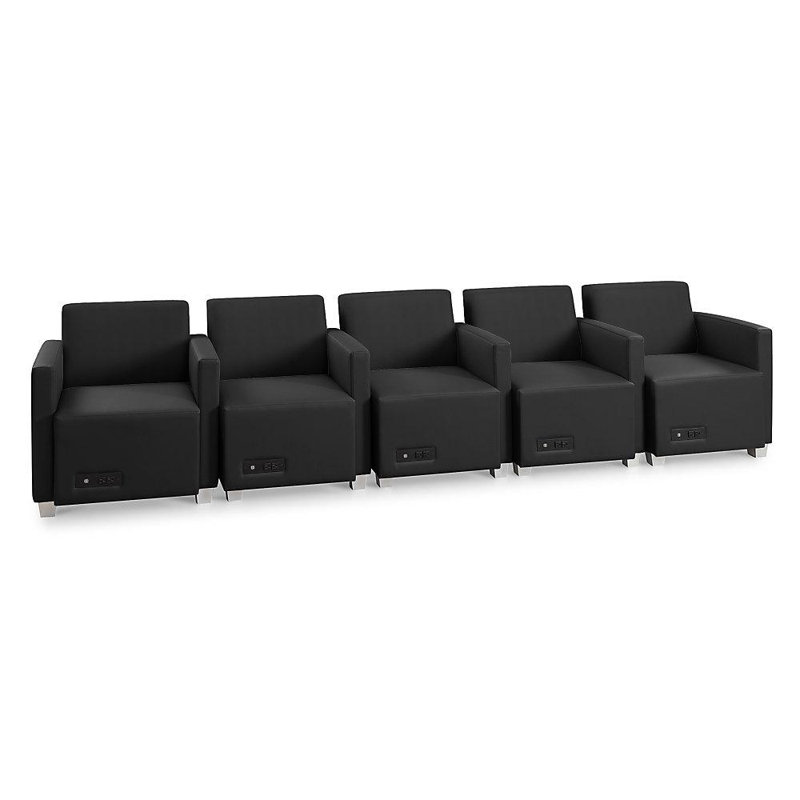 Forward Furniture Compass 5 Seat Waiting Room Reception Lounge Chair Wayfair