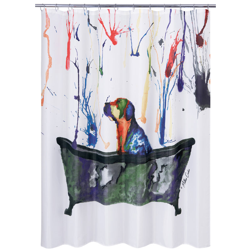 Ancient Temple Magnificent Building Fabric Waterproof Bathroom Shower Curtain