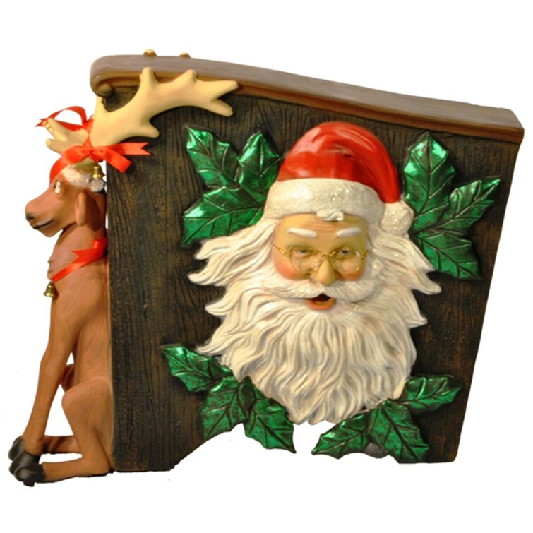 Queens of Christmas Santa’s Claus Bench Lawn Art | Wayfair