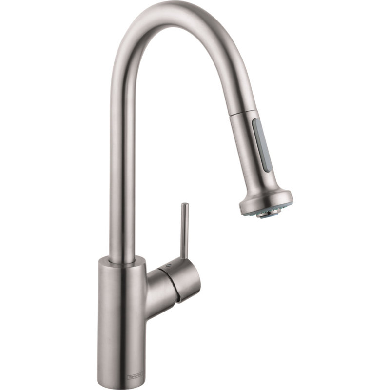 Talis S Pull Down Single Handle Kitchen Faucet Reviews Allmodern