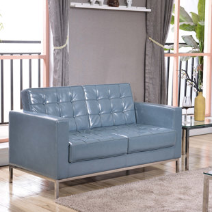 Buying Elara Leather Loveseat by Latitude Run Buying Elara Leather Loveseat by Latitude Run