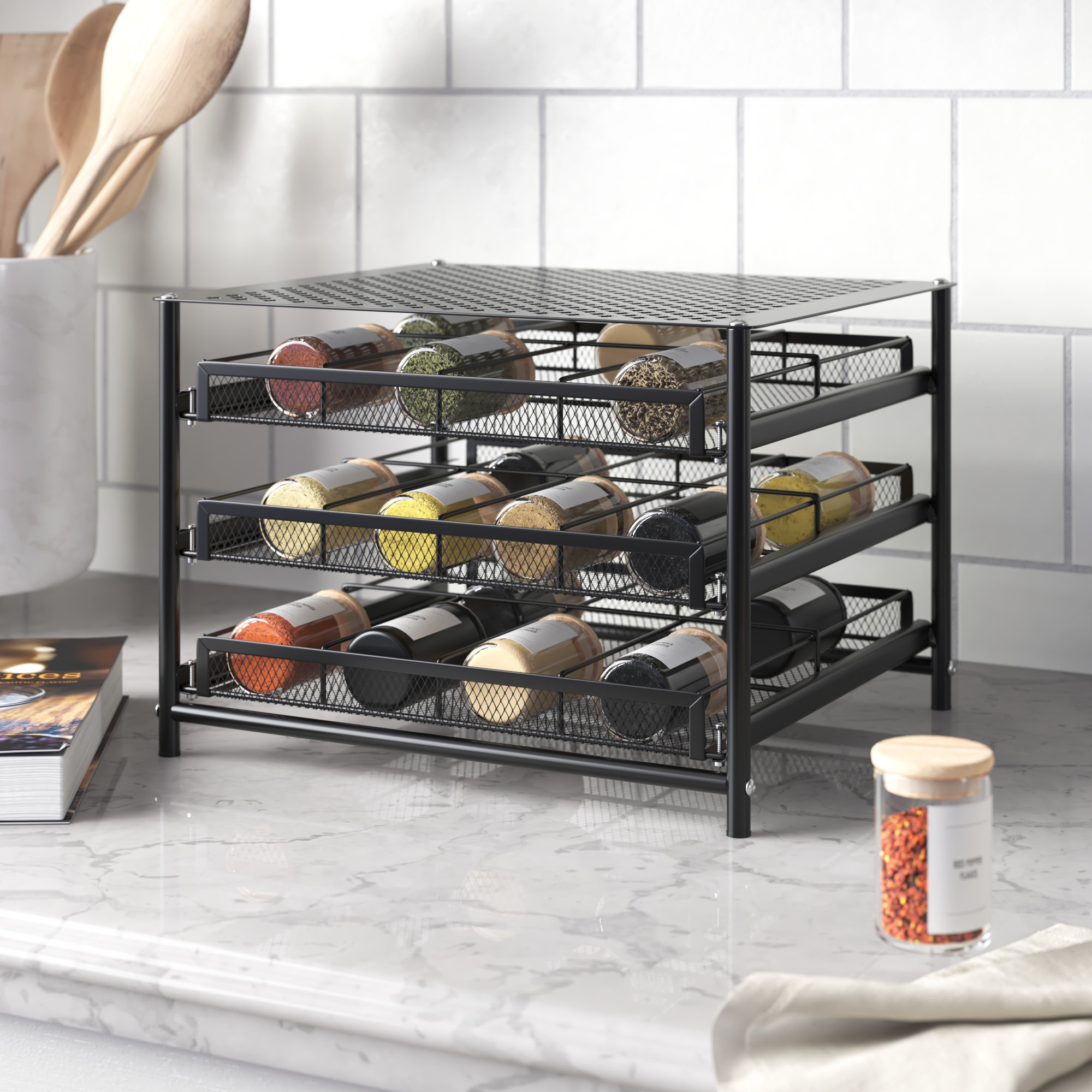 Rebrilliant 24 Spice Rack & Reviews | Wayfair