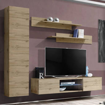 Orren Ellis Levasseur Floating Entertainment Center For Tvs Up To 70 Wayfair