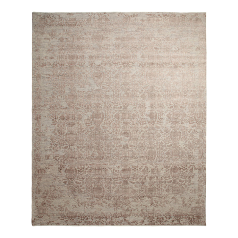 Solo Rugs Harper Hand Knotted Wool Area Rug Hazelnut 10 X 14 Solo Rugs Harper Hand Knotted Wool Area
