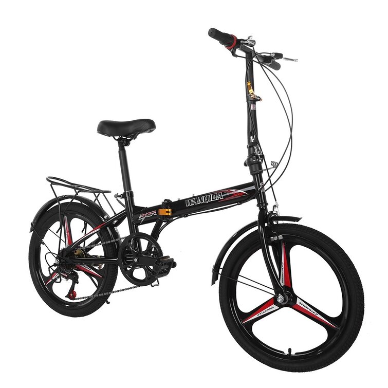20in 7 Speed ​​Leisure City Folding Mini Compact Bike Bicycle Urban Commuters 