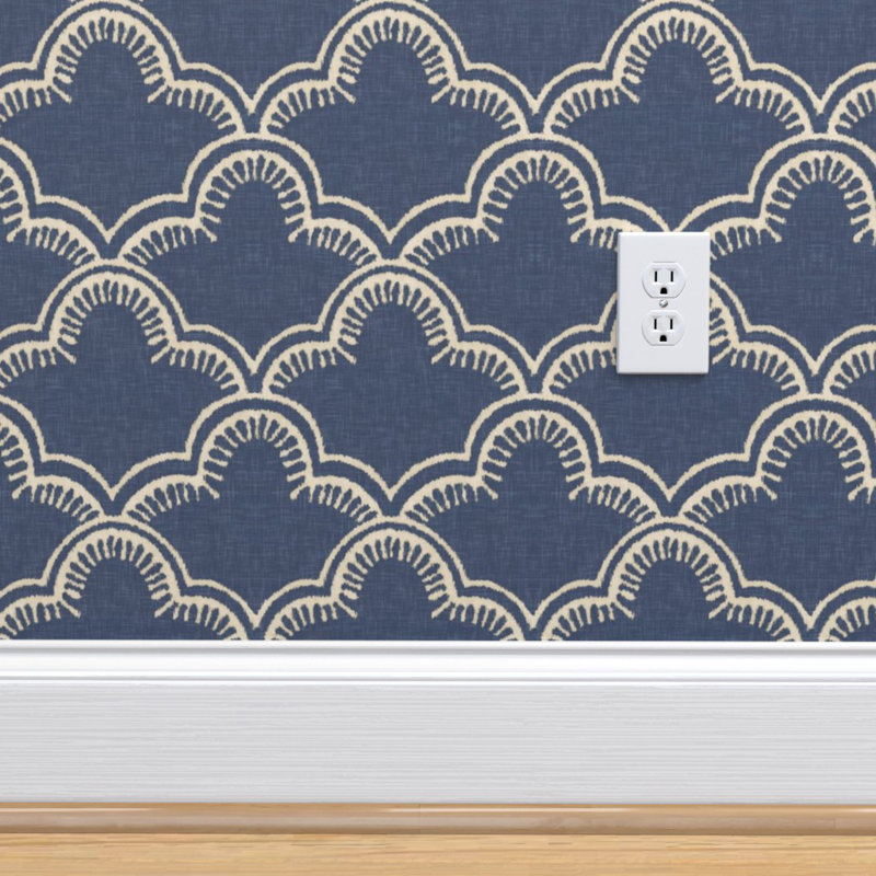 Bungalow Rose Forbush Moroccan Removable Peel And Stick Wallpaper