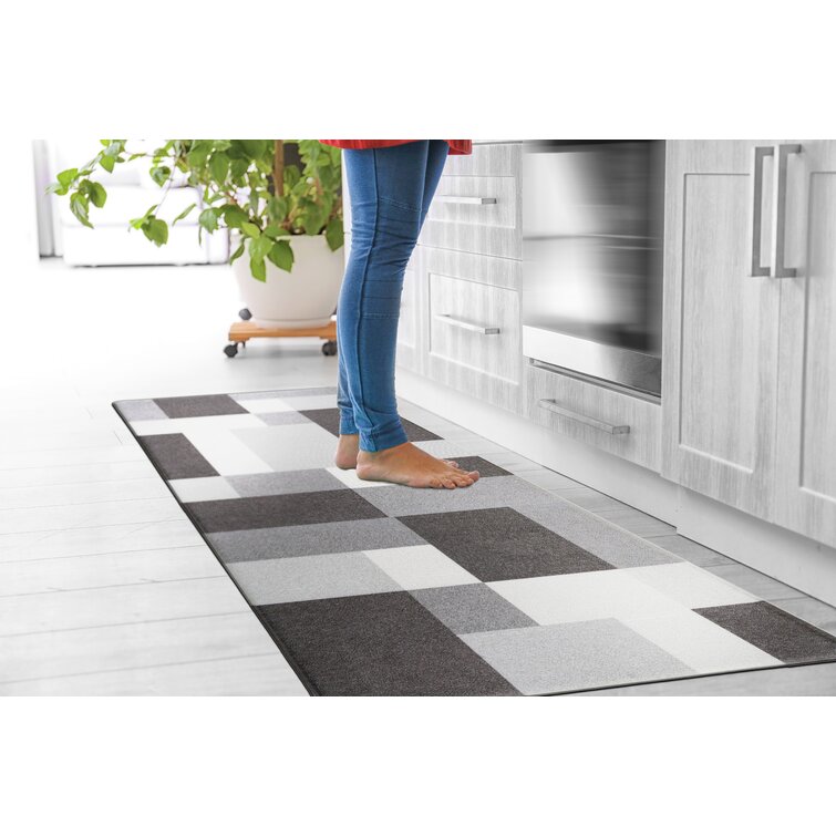 17 New Version Self Adhesive Carpet Floor Peel Tile Square 10 Pcs 10 x 10 Anti-Slip No Fatigue Mat Home Furnishings and Floor Protect Pads Easty Install DIY