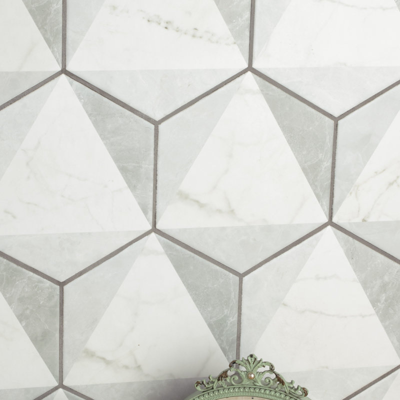 Elitetile Karra 7 X 8 Porcelain Stone Look Wall Floor Tile