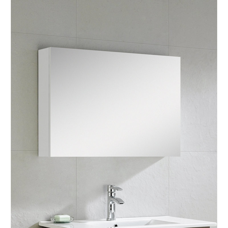 Eric Surface Mount Framed Medicine Cabinet With 2 Shelves Reviews Allmodern