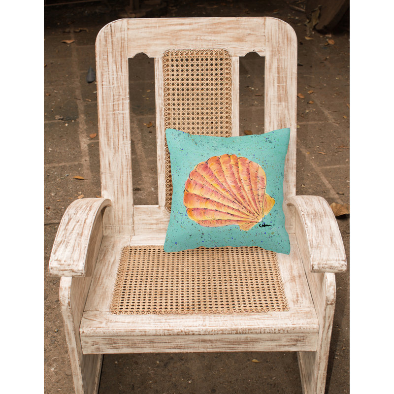 Bayou Breeze Balderston Green Orange Indoor Outdoor Throw Pillow Wayfair