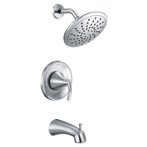Glyde Pressure Balance Tub and Shower Faucet with Lever Handle