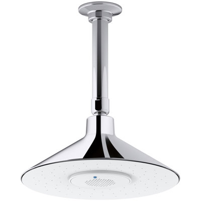 Moxie 25 Gpm Rainhead With Wireless Speaker Kohler Finish Polished