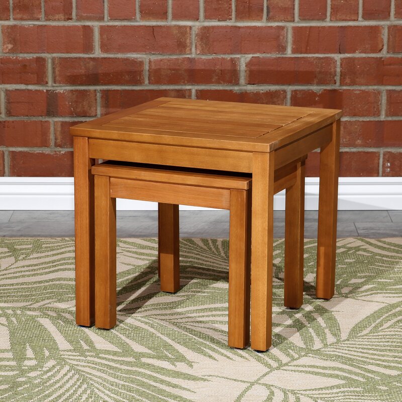 Bay Isle Home Hazeltine Solid Wood Side Table Reviews Wayfair