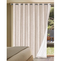 Kitchen Sliding Door Curtains | Wayfair