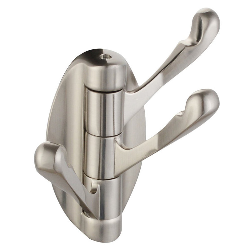 Towel Hook Robe Coat Bathroom Accessory Brushed Polished Nickel Wall Mounted 4" Towel Hook Robe Coat Bathroom Accessory Brushed Polished Nickel Wall Mounted 4"