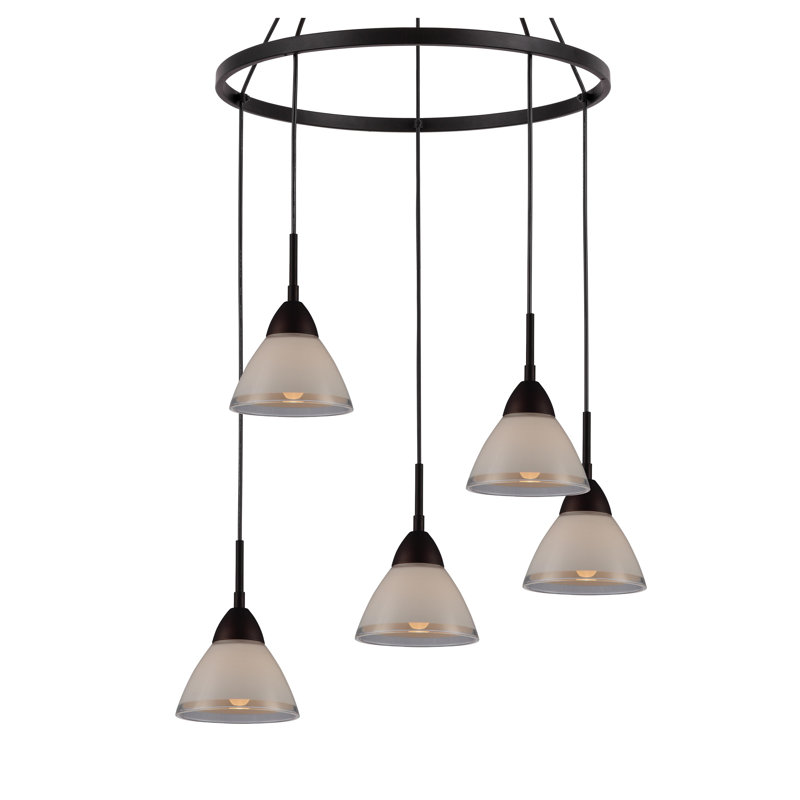 Latitude Run Funsch 5 Light Cluster Cone Pendant Wayfair