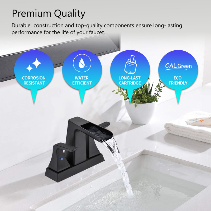 Karwors Juliet Widespread Bathroom Faucet With Drain Assembly Wayfair