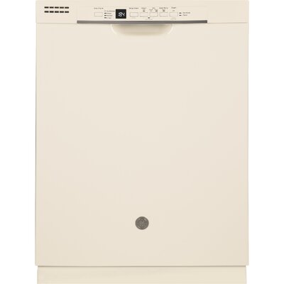 GE Appliances 24" 54 dBA Built-In Full Console Dishwasher Finish: Bisque