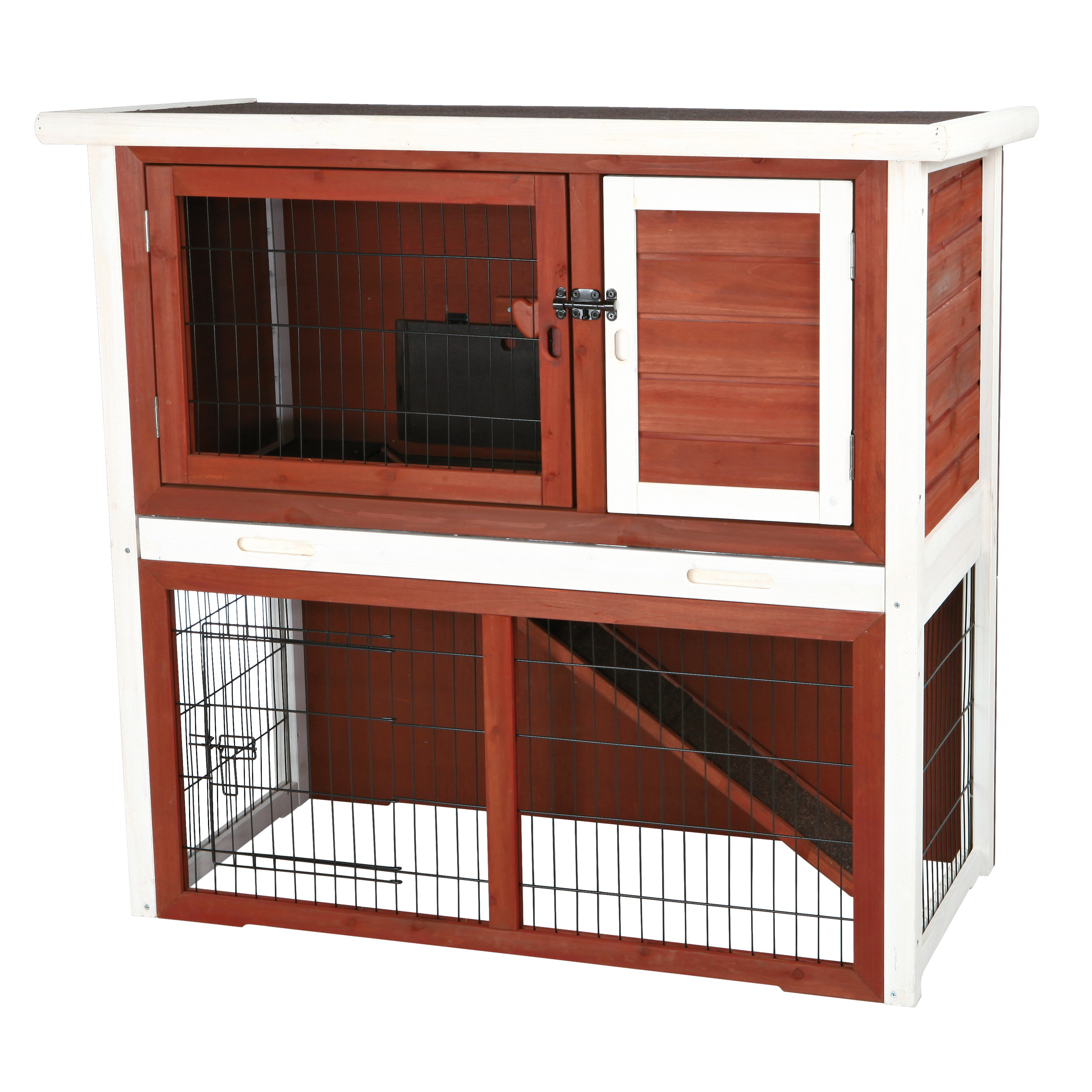 Tucker Murphy Pet Martel Weather Resistant Hutch With Ramp Reviews Wayfair