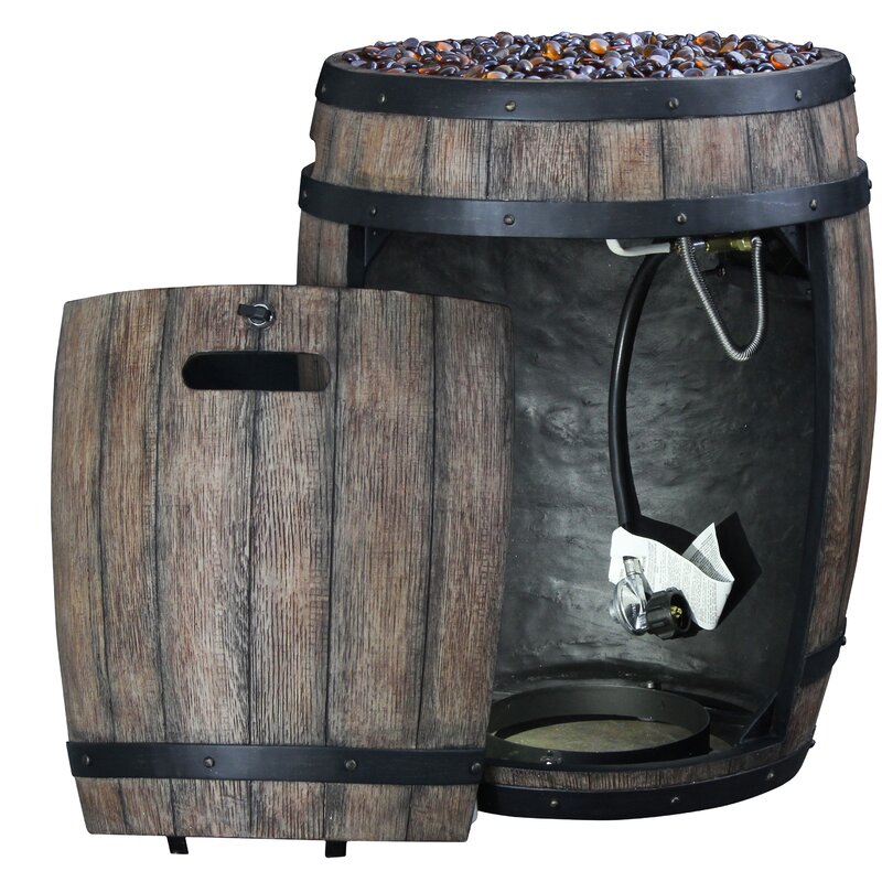 Whiskey Barrel Fire Pit