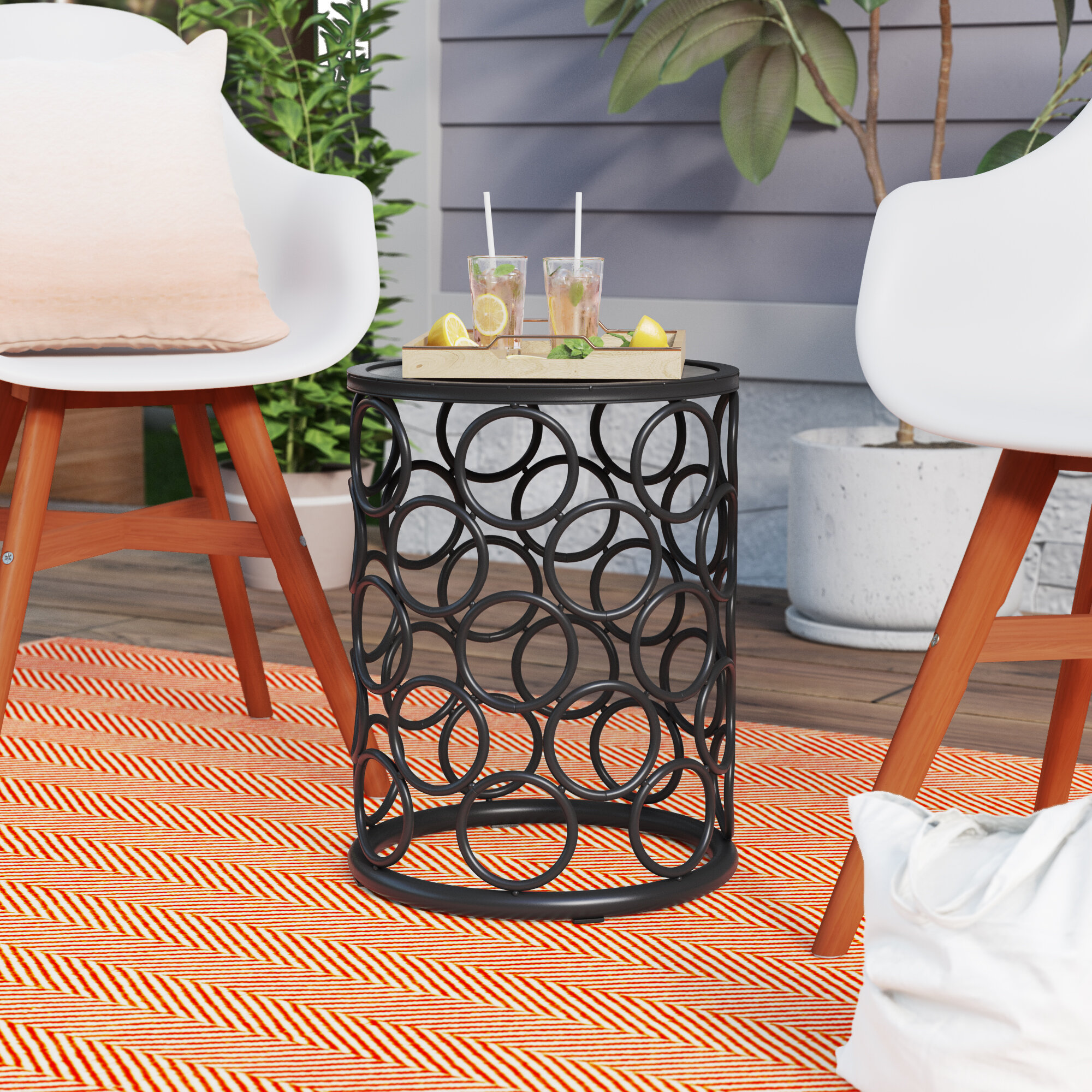 Wayfair Metal Side Patio Tables Youll Love In 2021