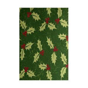 Green Indoor/Outdoor Holiday Area Rug