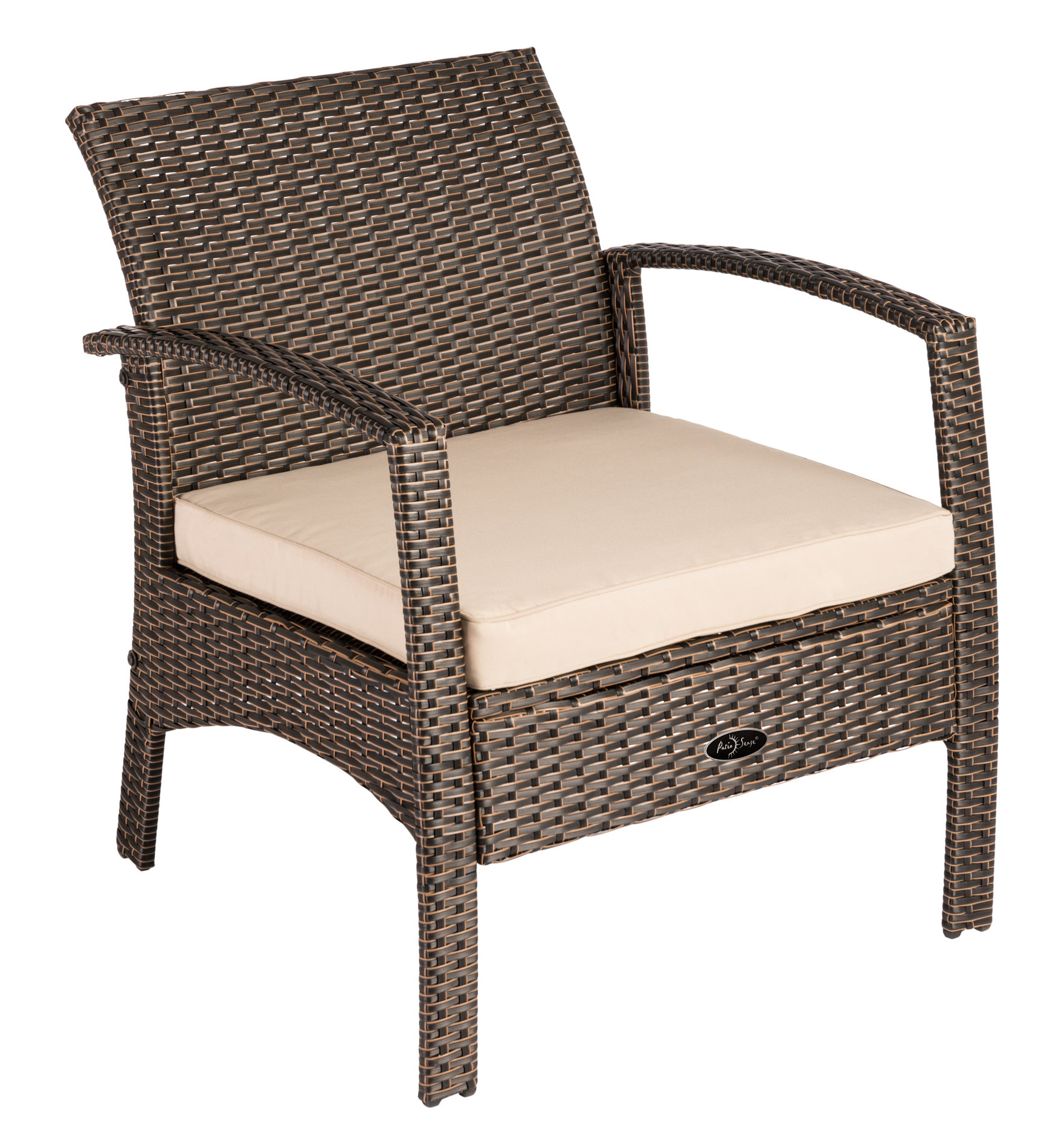 Patiosense Bondi Patio Chair With Cushions Reviews Wayfair Patiosense Bondi Patio Chair With