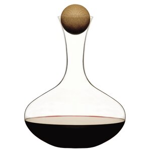 Oval Oak Wine Carafe