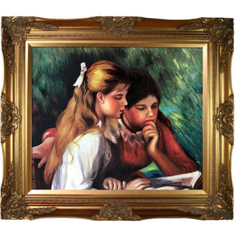Tori Home La Lecture By Pierre Auguste Renoir Picture Frame Painting On Canvas Wayfair