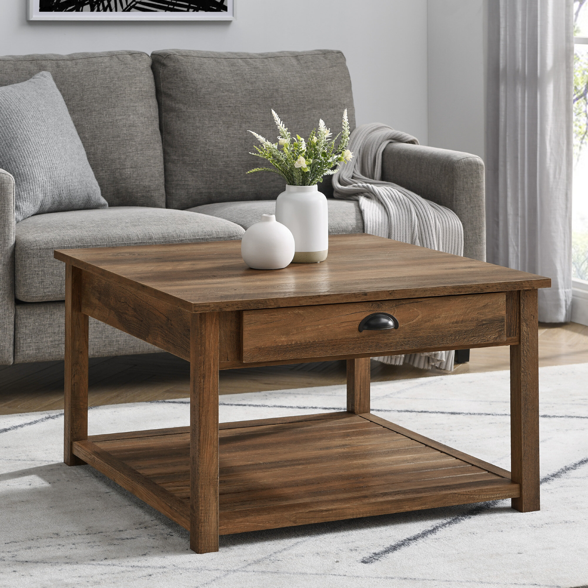 August Grove® Cadhla Coffee Table with Storage & Reviews | Wayfair