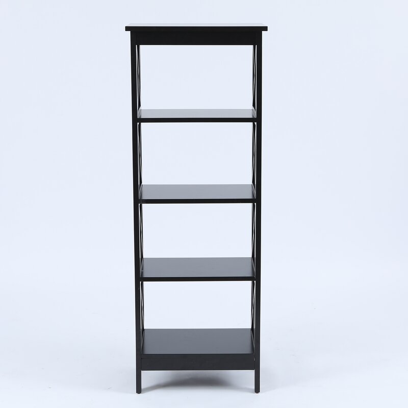 Breakwater Bay Traylor X Sided Narrow Etagere Bookcase Reviews