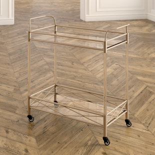 Anesicia 2-Tiered Storage Bar Cart