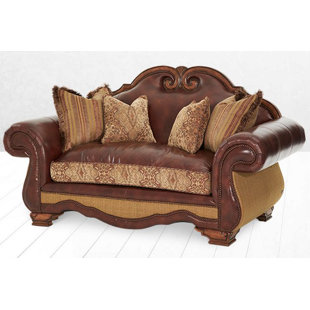 Toscano Leather Sofa by Michael Amini Best Choices