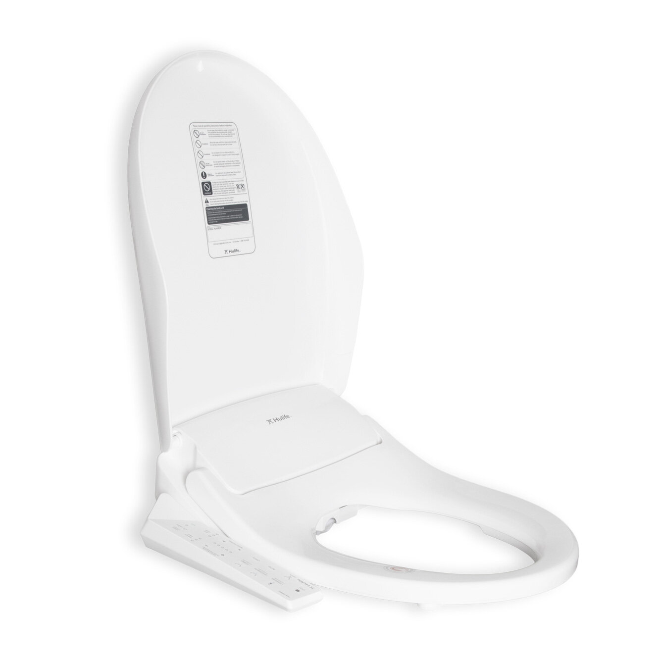 Non Electric Bidet Toilet Seats With Cover Elongated Style Clean Simple Install 