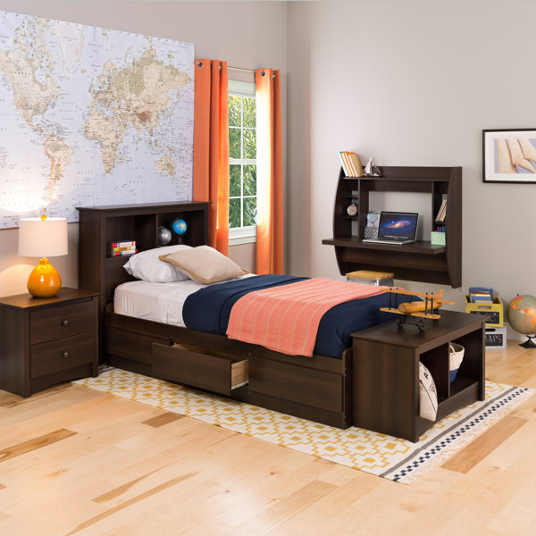 Extra Long Twin Bed With Drawers