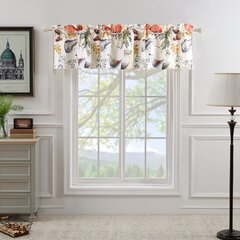 Colordrift Wilderness Tier Set or Valance Kitchen Curtains Spice Deer Trees 