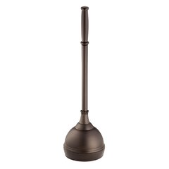 bronze toilet brush and plunger
