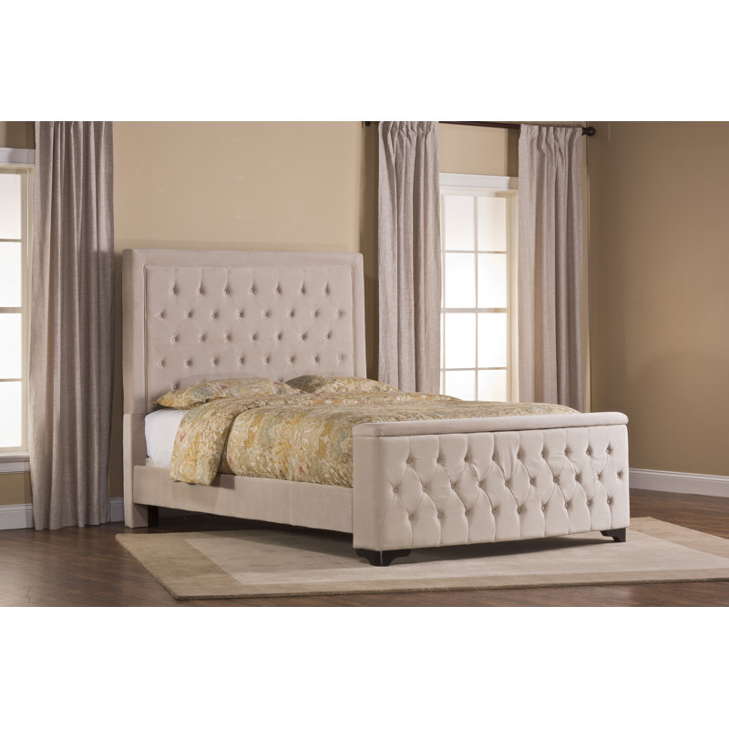 Alcott Hill Amoll King Sized Upholstered Storage Standard Bed Reviews Wayfair