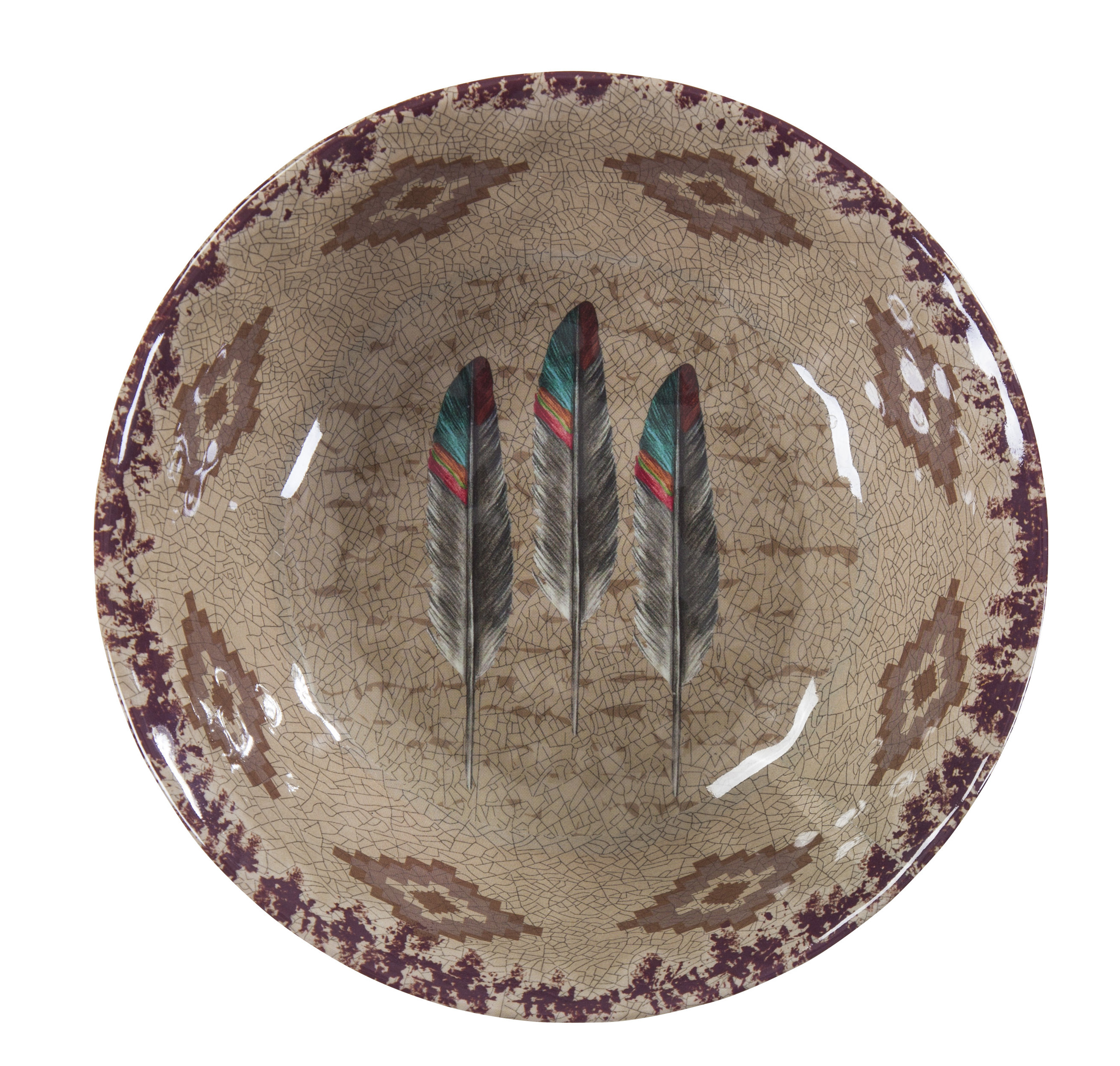 East Urban Home Feather Melamine Dining Bowl Reviews Wayfair Ca