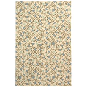 Slayton Hand-Hooked Teal/Blue Area Rug