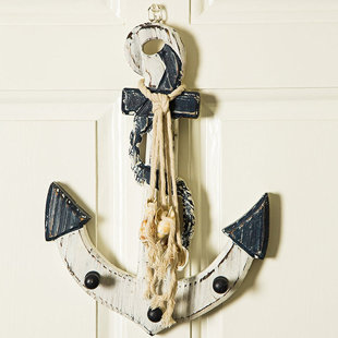 Nautical Anchor Wall Decor Wayfair Wooden Nautical Anchor Wall Décor