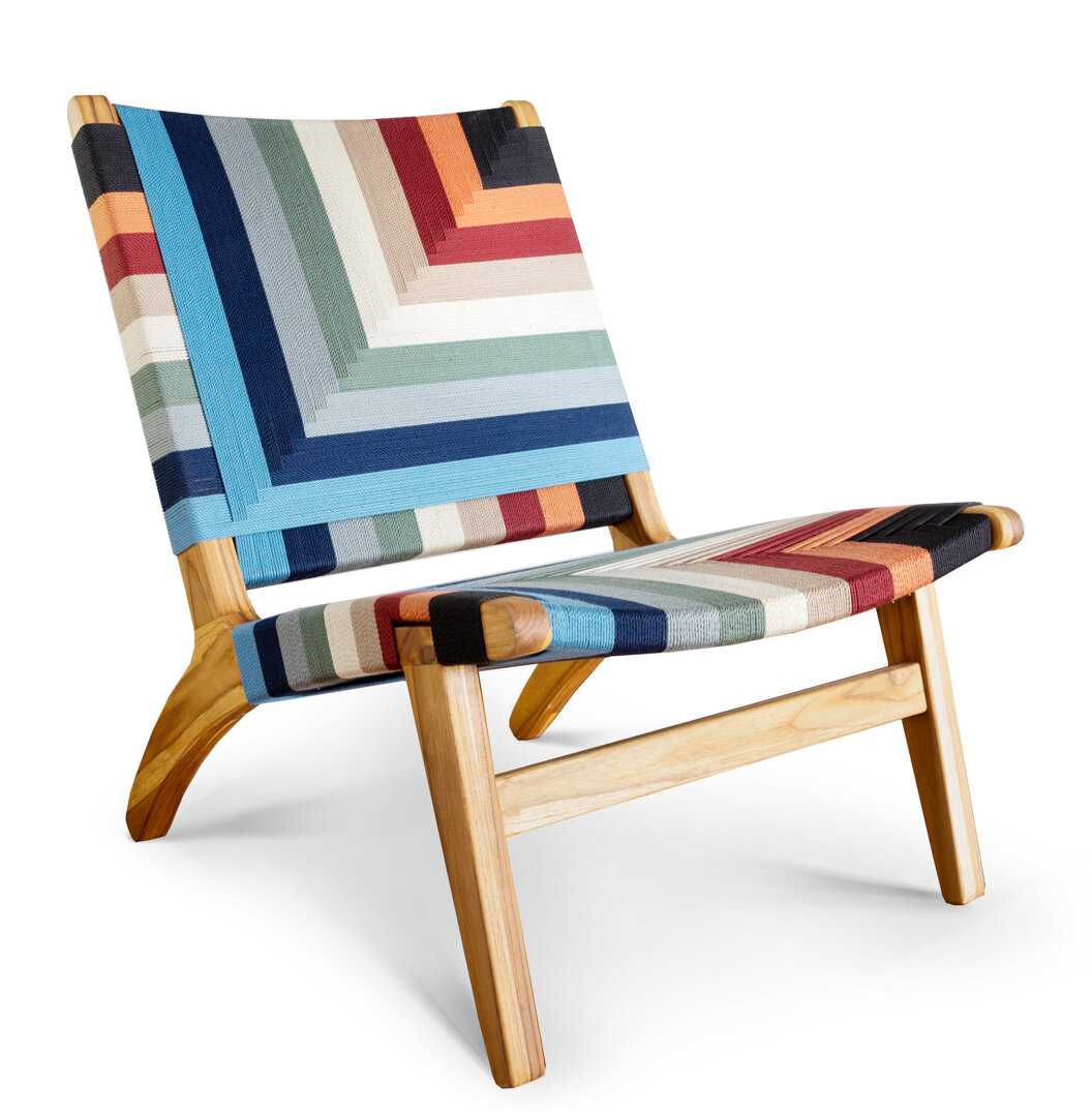 vaqueano woven lounge chair