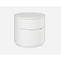 white circle night stand