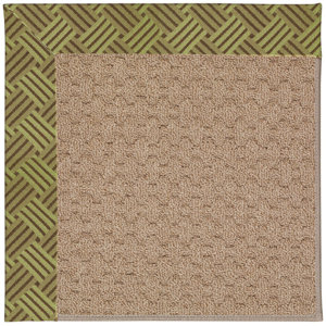 Zoe Grassy Mountain Machine Tufted Mossy Green and Beige Indoor/Outdoor Area Rug