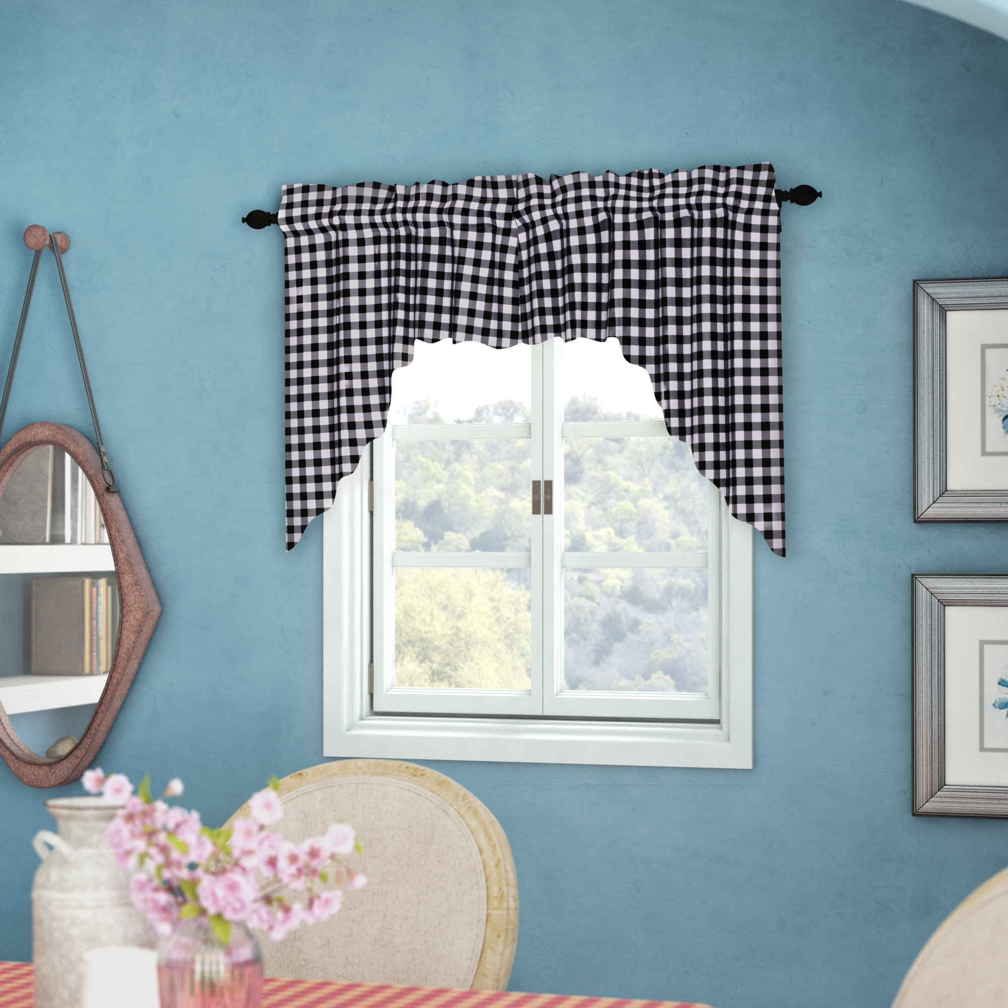 Kitchen Swag Curtains Wayfair