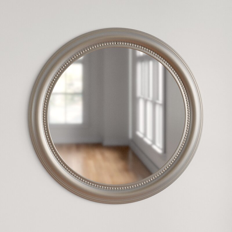 round beveled mirror