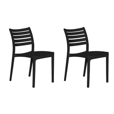 Kamari Stacking Patio Dining Chair Brayden Studio