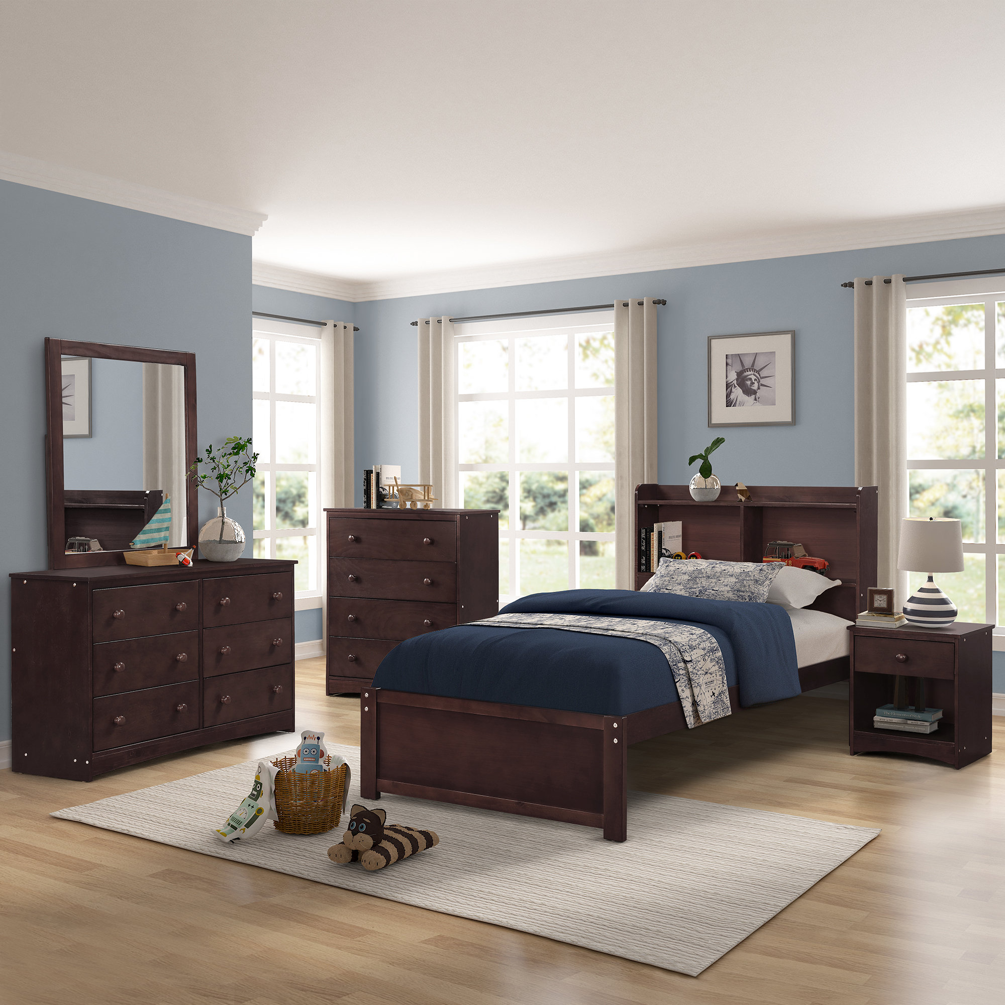 Grimsby Twin Platform Configurable Bedroom Set Grimsby Twin Platform Configurable Bedroom Set