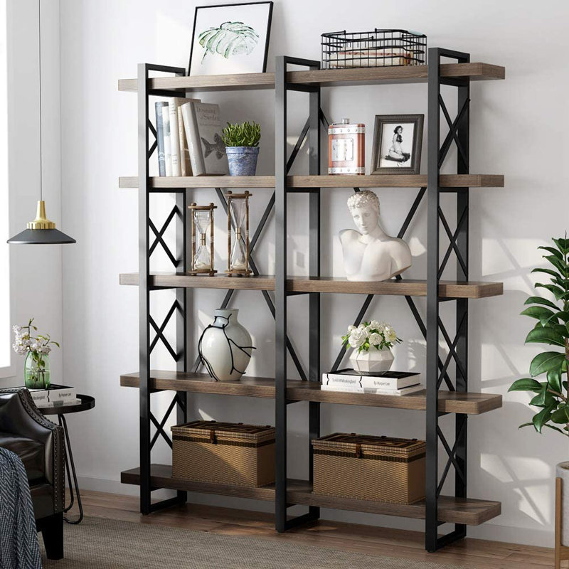 Laurel Foundry Modern Farmhouse Bella Wide Open Etagere Bookcase Reviews Wayfair Our real wood bookcases are made in the usa and are available in multiple wood types. bella wide open etagere bookcase